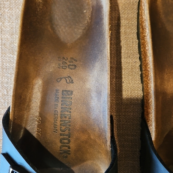 Birkenstock Black Madrid Slip-On Sandals - Picture 2 of 3